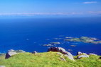 Ballstad - Panorama du Munkan vers le sud et le continent - Vestfjord