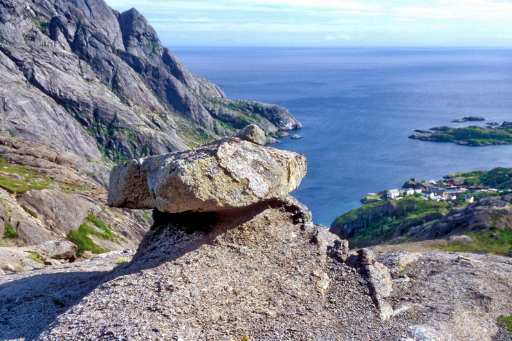 Nusfjord - Relief glaciaire caractristique