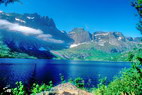 Nusfjord - Storvatnet - Stjerntinden (934 m) et Bjrntinden (802 m)