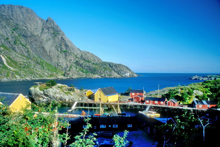 Nusfjord - Le port et les rorbu