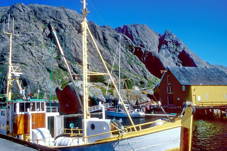 Nusfjord - Le port et les rorbu