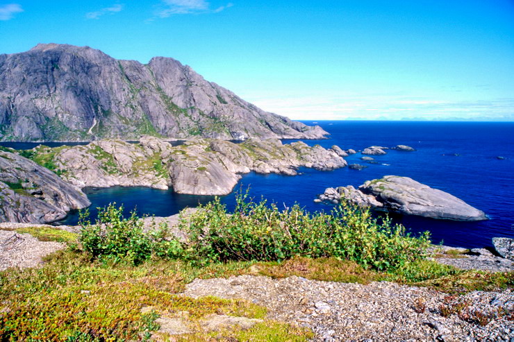 Nusfjord - Le Vestfjord vers Nusfjord