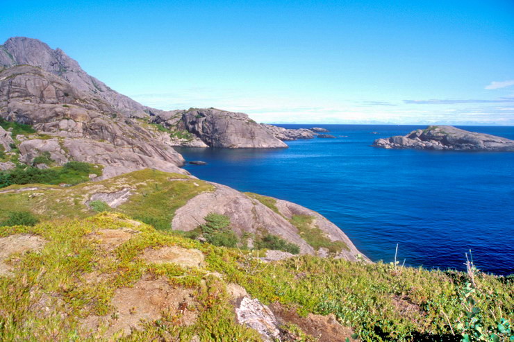 Nusfjord - Le Vestfjord vers Nusfjord