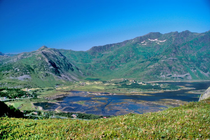 Stamsund - Depuis Nordheia - Justadtinden (738 m) - Skifjorden