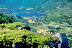 Stamsund - Depuis Nordheia - Storfjorden (lac et village)