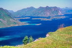 Stamsund - Depuis Nordheia - Skifjorden et Rolvsfjorden