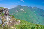 Stamsund - Justadtinden (738 m) vu du Steindalstinden (464 m)