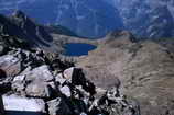 Balcons du Mercantour - Lac de Rabuons (2500 m) vu du Mont Tnibre (3031 m)