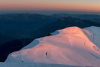 Mont-Blanc - Monte au Dme du Goter - Lever de soleil sur l'Aiguille du Goter