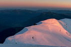 Mont-Blanc - Monte au Dme du Goter - Lever de soleil sur l'Aiguille du Goter