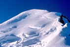 Mont-Blanc - Le Mont Blanc (4808 m) vu du Dme du Goter (4304 m)