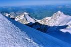 Mont-Blanc - Dmes de Miage (3673 m) et Aiguille de Bionnassay (4052 m)