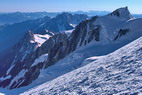 Mont-Blanc - Mont Maudit (4465 m) depuis le Refuge Vallot (4362 m)