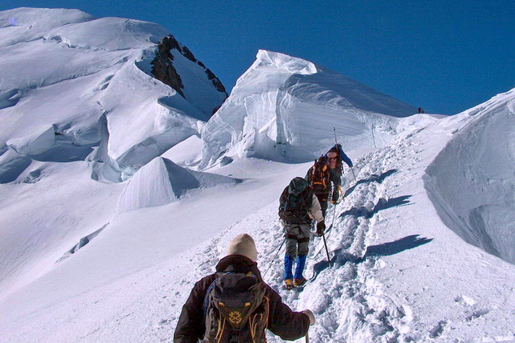 Mont-Blanc - L'arête des Bosses (4547 m)