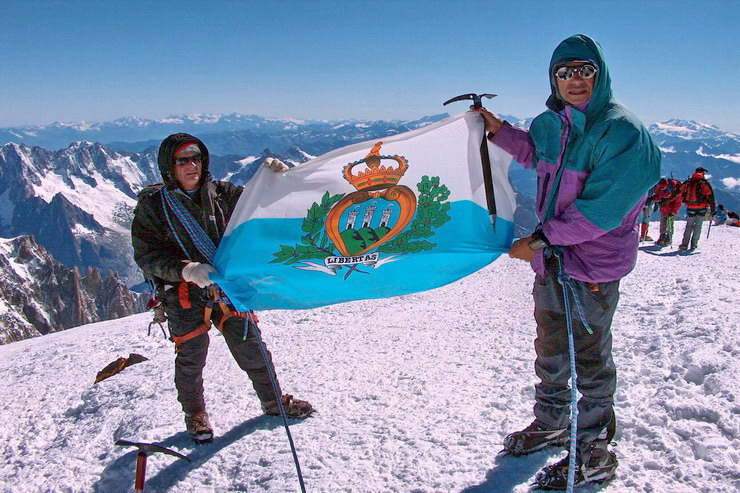 Mont-Blanc - 4808 m ! - Honneur au citoyen du Liechtenstein