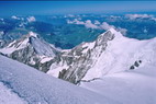 Mont-Blanc - Dmes de Miage (3673 m) - Aiguille de Bionnassay (4052 m)