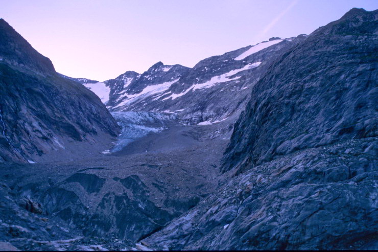 Tr la Tte - Glacier de Tr la Tte au lever du jour