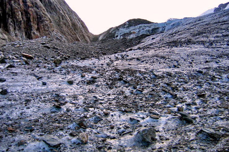 Tr la Tte - Glacier de Tr la Tte au lever du jour