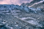 Tr la Tte - Glacier de Tr la Tte au lever du jour