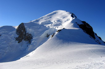 Mont Blanc (4808 m) - Arte des Bosses depuis le Dme du Goter (4304 m)