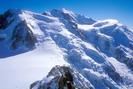 Mont-Blanc - Les 3 Mont Blanc vus de l'Aiguille du Midi (3842 m)