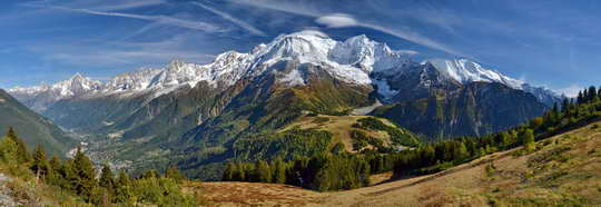 Massif du Mont-Blanc - Versant haut-savoyard et valle de Chamonix