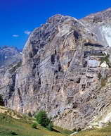 Tête d'Aval de Montbrison - Face sud