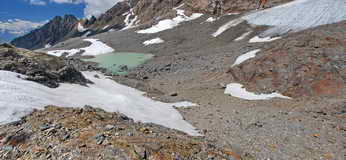 Massif des Grandes Rousses - Lac des Malatres et Glacier des Malatres