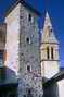Massif des Grandes Rousses - Huez - Église Sainte-Anne et Maison forte