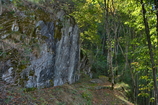 Passage taillé d'un éperon rocheux