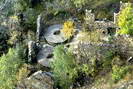 Mines d'argent du Fournel - Laverie du Bas - Emplacements de deux round buddles