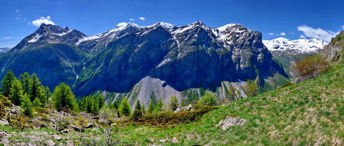 Freissinières - Panorama sur l'Envers de Gramuzat