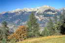 Vallon du Fournel - Col d'Anon (1891 m) - Vue sur la rive gauche de la Durance, au-dessus de l'Argentière