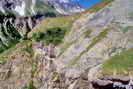 Vallon du Fournel - Montée à la Balme - Bande calcaire en corniche