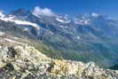 Vallon du Fournel - Col de l'Aup Martin (2761 m) - Vue sur le massif des Ecrins