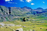 Montagne de Faravel et Vallon du Pont de Fe -  dans le creux, Fangeas