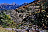 Saint-Martin-de-Queyrières - Versant de Saint-Sébastien - Saint-Martin, la Roche Baron, le Clot de la Rama, le Pas du Rif