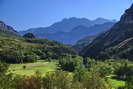 Saint-Martin-de-Queyrires - Le Plan -  Au fond, la Tte de Gaulent (2867 m)