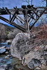 Saint-Martin-de-Queyrières - Pont de la Chirouze