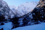 La Vallouise - Déjà un froid glacial à Ailefroide au mois de novembre