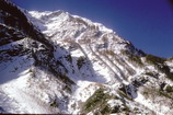 La Vallouise - Le Grun - rocher au bas de la photo (avril 1973)