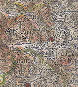 Carte du Daufin - Nicolas Sanson d'Abbeuille - 1652