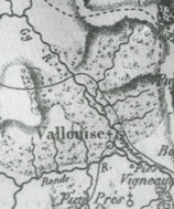 La Vallouise - Carte date de 1834 avec la formule GY + RONDE = GYRONDE !