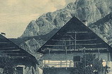 La Vallouise - Bois de Parapin vers 1900à l'arrière plan