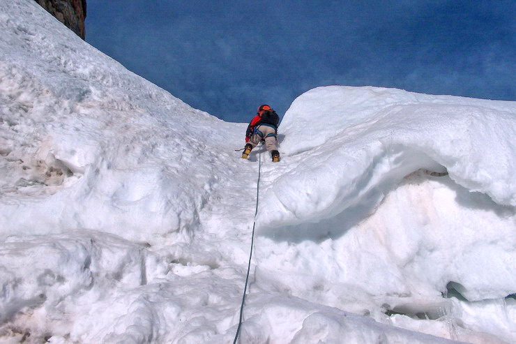 Barre des crins (4102 m) - Ascension de la Brche Lory (3974 m)