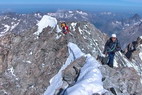 Barre des crins (4102 m) -  Parcours de l'arte sommitale de la Barre