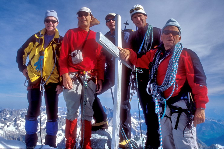 Barre des crins (4102 m) - le sommet