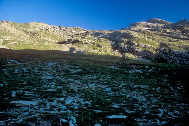 Tte de l'Estrop (2961 m) - Premiers rayons de soleil