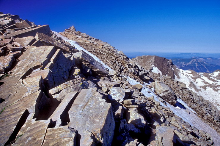 Tte de l'Estrop (2961 m) - Le sommet