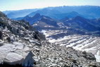 Tte de l'Estrop (2961 m) - Panorama en direction du sud